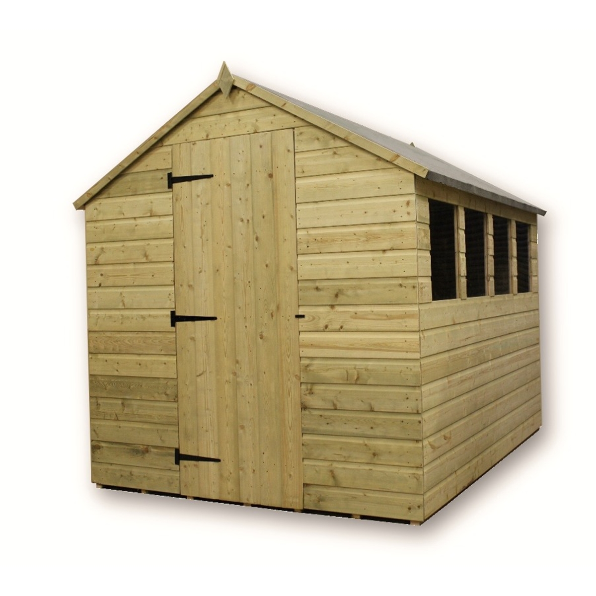 Marlborough : 10 x 6 Pressure Treated Tongue and Groove Apex Shed With 