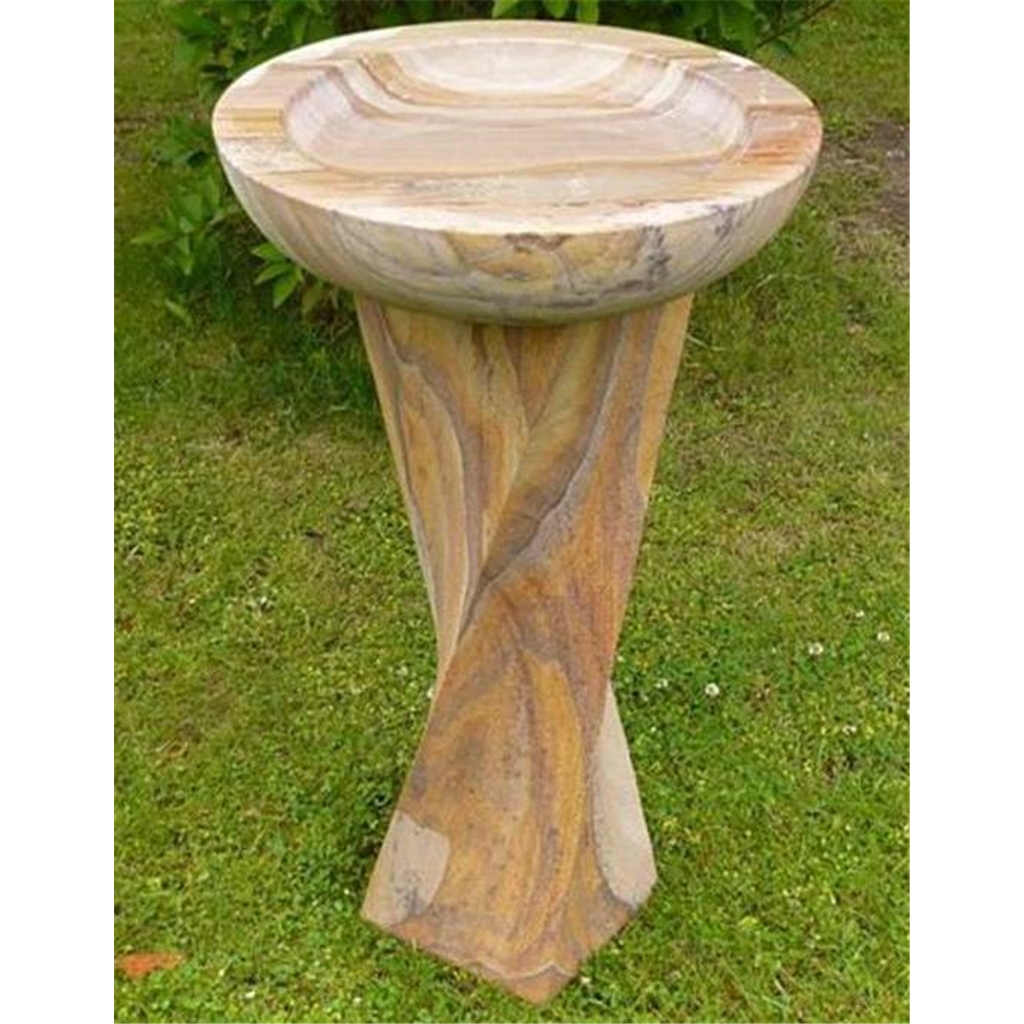 hand carved rainbow sandstone spiral square bird bath best hand carved rainbow sandstone spiral square bird bath best