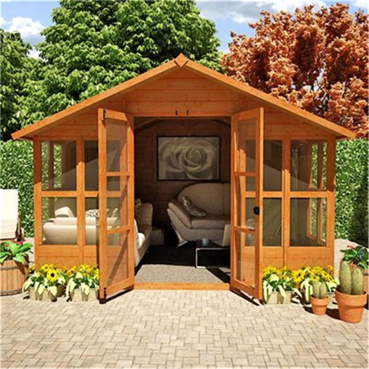 Shed with Overhang