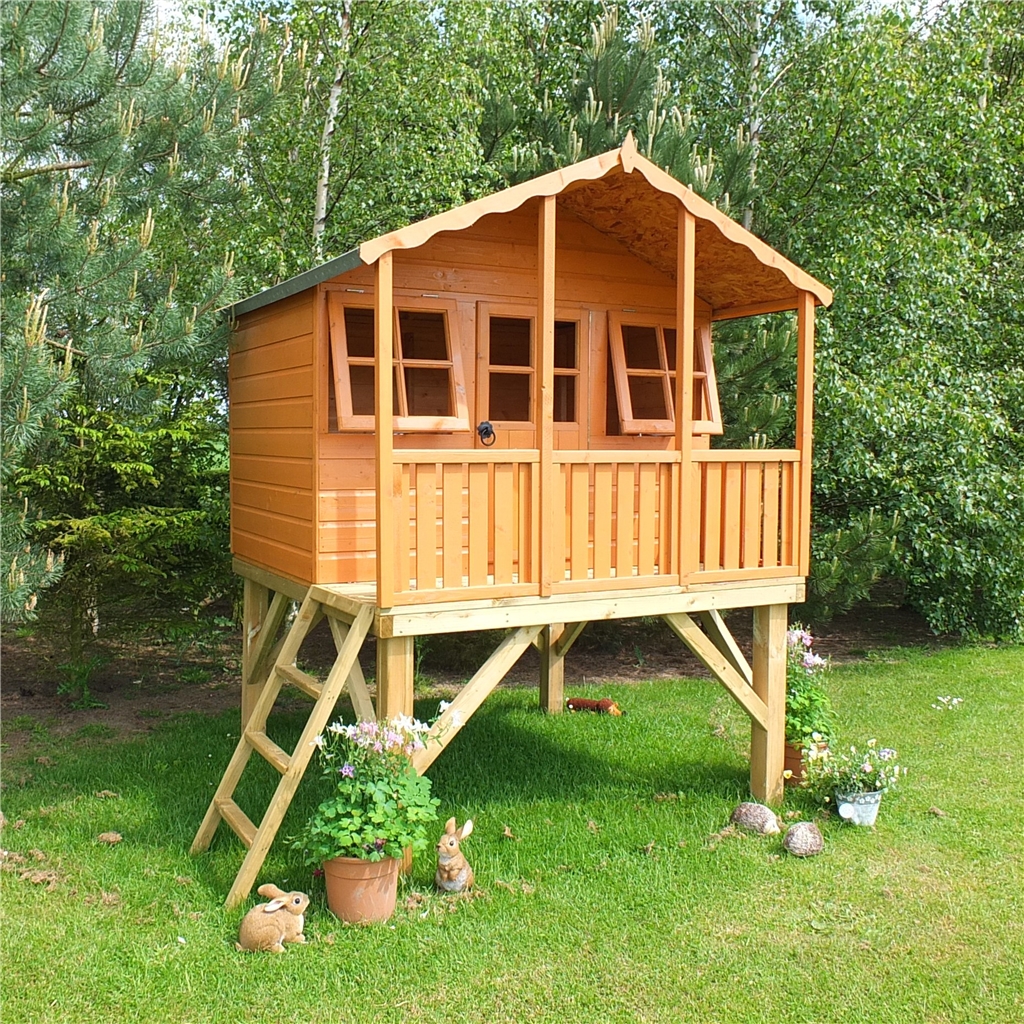6 x 6 Wooden Platform Playhouse