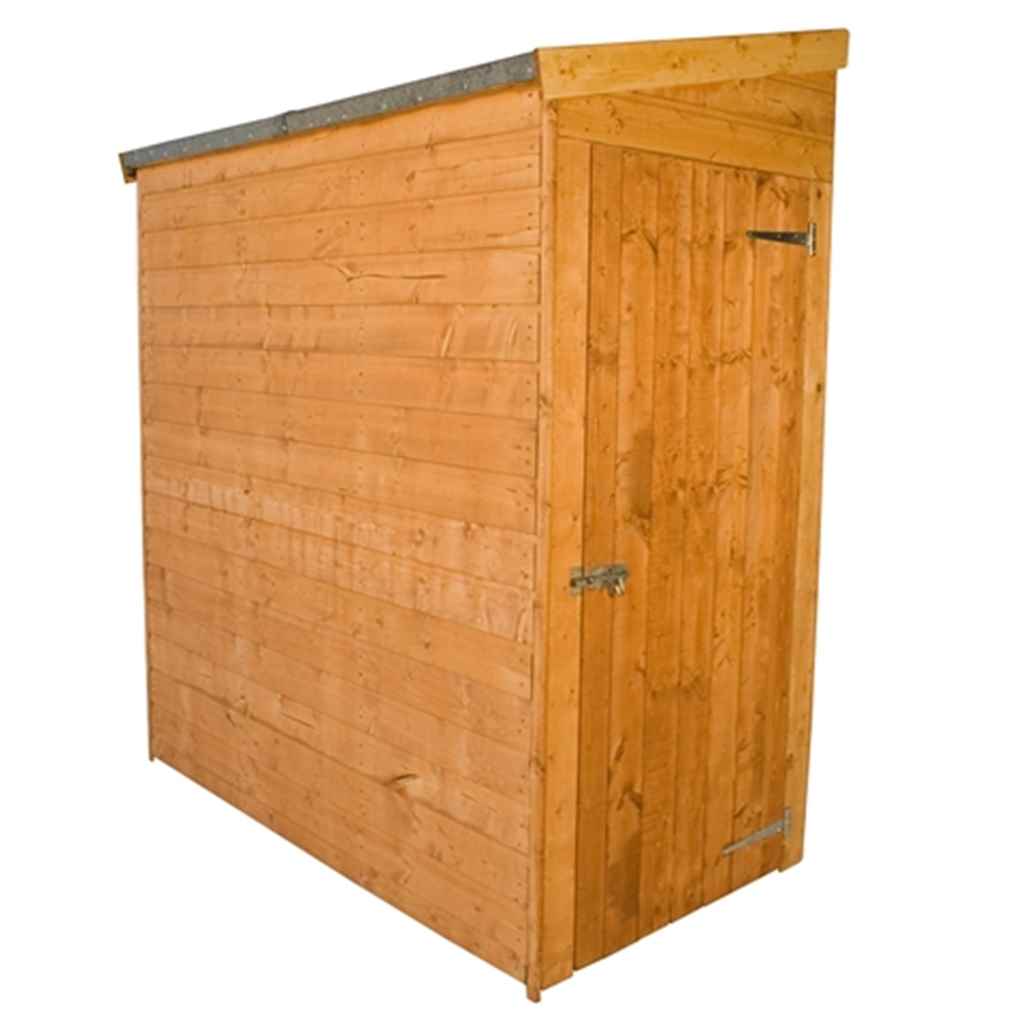 Tongue and Groove Wooden Tall Pent Garden Shed *No Front Doors