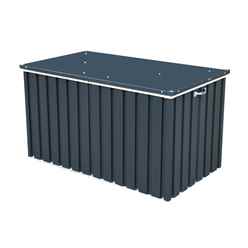 OOS - AWAITING RETURN TO STOCK DATE - 4 x 2 Value Metal Storage Box - Anthracite Grey (1.34m x 0.73m)