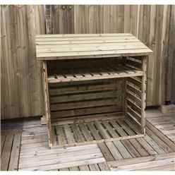 4 X 2 Pressure Treated Tongue And Groove Log Store (show Site)