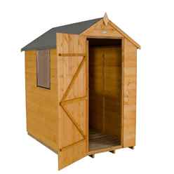 INSTALLED 6ft x 4ft Shiplap Tongue And Groove Apex Shed (1.8m x 1.3m) - INCLUDES INSTALLATION