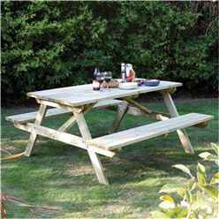Deluxe Picnic Garden Table (4ft x 5ft)