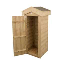 INSTALLED  Shiplap Small Garden Store (0.7m x 0.5m) - INCLUDES INSTALLATION