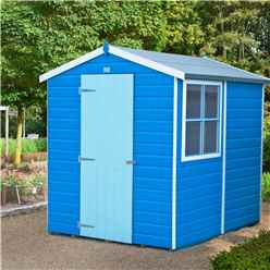 INSTALLED - 7 x 5 (2.05m x 1.62m) - Tongue & Groove - Apex Garden Shed - 1 Opening Window - 12mm Tongue and Groove Floor INSTALLATION INCLUDED
