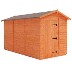 12 x 6 Windowless Tongue and Groove Shed (12mm Tongue and Groove Floor and Apex Roof)