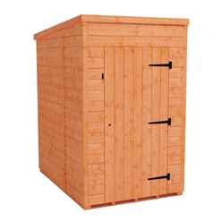 4 x 6 Windowless Tongue and Groove Pent Shed (12mm Tongue and Groove Floor and Roof)