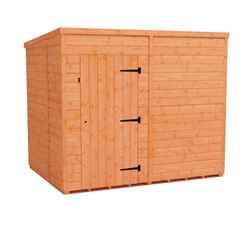 8 x 6 Windowless Tongue and Groove Pent Shed (12mm Tongue and Groove Floor and Roof)