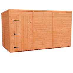 12 x 6 Windowless Tongue and Groove Pent Shed (12mm Tongue and Groove Floor and Roof)
