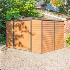 10 x 8 Deluxe Woodvale Metal Shed (3.13m x 2.42m)