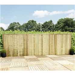 5ft (1.52m) Vertical Pressure Treated 12mm Tongue & Groove Fence Panel