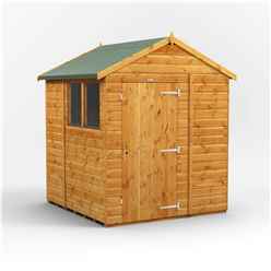 6 x 6 Premium Tongue and Groove Apex Shed - Single Door - 2 Windows - 12mm Tongue and Groove Floor and Roof