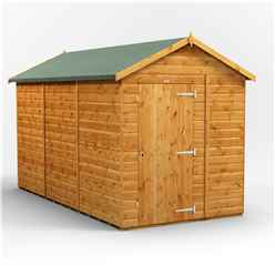12 x 6 Premium Tongue and Groove Apex Shed - Single Door - Windowless - 12mm Tongue and Groove Floor and Roof