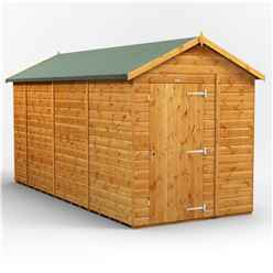 14 x 6 Premium Tongue and Groove Apex Shed - Single Door - Windowless - 12mm Tongue and Groove Floor and Roof