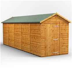 20 x 6 Premium Tongue and Groove Apex Shed - Single Door - Windowless - 12mm Tongue and Groove Floor and Roof