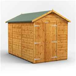 10 x 6 Premium Tongue and Groove Apex Shed - Double Doors - Windowless - 12mm Tongue and Groove Floor and Roof
