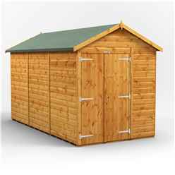 12 x 6 Premium Tongue and Groove Apex Shed - Double Doors - Windowless - 12mm Tongue and Groove Floor and Roof