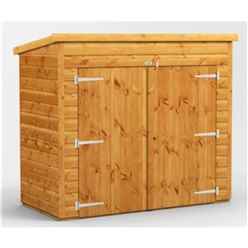 6 x 3 Premium Tongue and Groove Pent Bike Shed - 12mm Tongue and Groove Floor and Roof