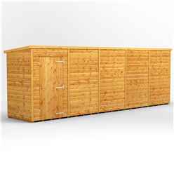 20 x 4 Premium Tongue and Groove Pent Shed - Single Door - Windowless - 12mm Tongue and Groove Floor and Roof