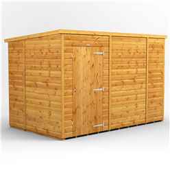10 x 6 Premium Tongue and Groove Pent Shed - Single Door - Windowless - 12mm Tongue and Groove Floor and Roof