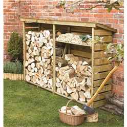 8 x 2 (2.29m x 0.56m) Deluxe Large Log Store