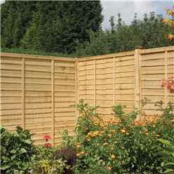 OUT OF STOCK: 6 x 4 Traditional Lap Fence Panel Pressure Treated - Minimum Order of 3 Panels