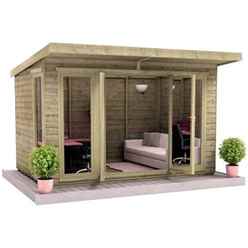 16ft x 8ft Garden Room 16mm Tongue and Groove (16mm Tongue and Groove Floor and Roof)