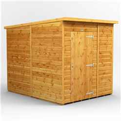 6 X 8 Premium Tongue And Groove Pent Shed - Single Door - Windowless - 12mm Tongue And Groove Floor And Roof