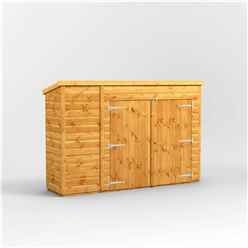8 x 4 Premium Tongue and Groove Pent Bike Shed - 12mm Tongue and Groove Floor and Roof