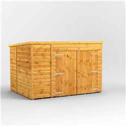 8 x 6 Premium Tongue and Groove Pent Bike Shed - 12mm Tongue and Groove Floor and Roof