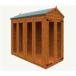 8 x 4 Wooden Tongue And Groove APEX Summerhouse (12mm T&G Floor And Roof)