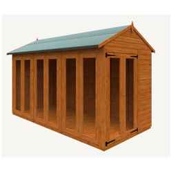 12 X 6 Wooden Tongue And Groove APEX Summerhouse (12mm T&G Floor And Roof)