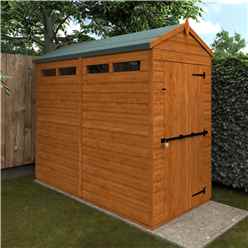 8 x 4 Tongue and Groove Security Shed (12mm Tongue and Groove Floor and Apex Roof)