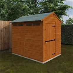 8 x 6 Tongue and Groove Security Garden APEX Shed (12mm T&G Floor and Roof)