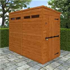 8 x 4 Tongue and Groove Security Garden PENT Shed (12mm T&G Floor and Roof)