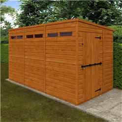 12 x 6 Tongue and Groove Security Garden PENT Shed (12mm T&G Floor and Roof)