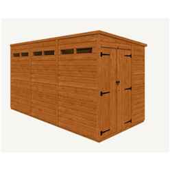 12 x 6 Tongue and Groove Double Doors Security Garden PENT Shed (12mm T&G Floor and Roof)