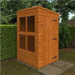 4 x 4 Tongue and Groove Sunroom (12mm Tongue and Groove Floor and PENT Roof)