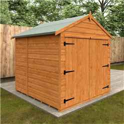 6 x 6 Tongue and Groove Apex Bike Shed (12mm Tongue and Groove Floor and Apex Roof)