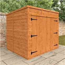 6 x 5 Tongue and Groove PENT Bike Shed (12mm Tongue and Groove Floor and PENT Roof)