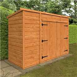 8 x 3 Tongue and Groove PENT Bike Shed (12mm Tongue and Groove Floor and PENT Roof)