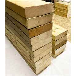 PACK OF 15 -  LENGTH 4.8m - Structural Graded C24 Timber 6" x  2" Joists (Decking) 47mm x 150mm ( 6 x  2)  - Pressure Treated Timber