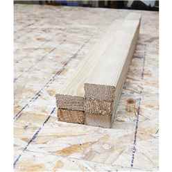 PACK OF 5 - Deluxe 44mm Pressure Treated Timber Tongue Framing - 4m Length (44mm x 28mm)