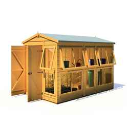 6 x 10 (1.82m x 3.04m)  - Apex Sun Hut - Potting Shed 