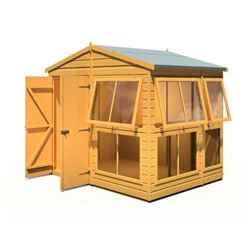 8 x 6 (2.43m x 1.82m) - Apex Sun Hut - Potting Shed 