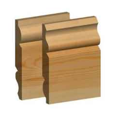 PACK OF 5 - Rewood Torus/Ogee Skirting - 25mm x 175mm (Act size 20.5mm x 169mm) - 4.2m