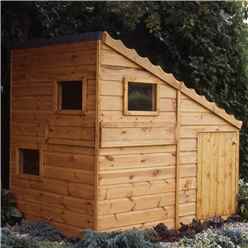 6 x 4 (1.79m x 1.19m) - Wooden Command Post Playhouse