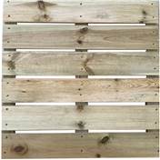 Pressure Treated Wooden Deck Tile (L) 500mm (W) 500mm (T) 28mm (price per unit home delivered) 